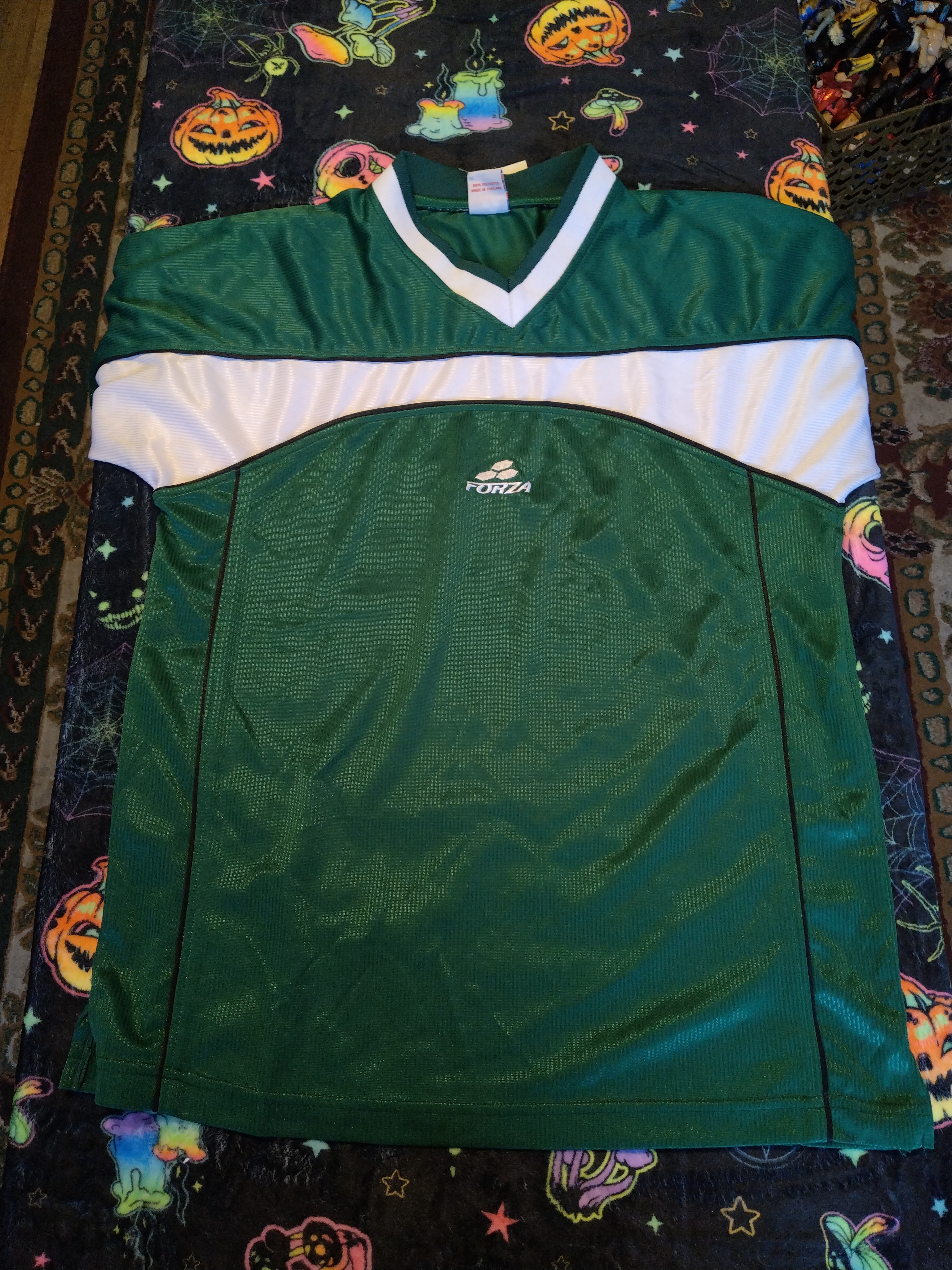 Forza Green And White Athletic Jersey